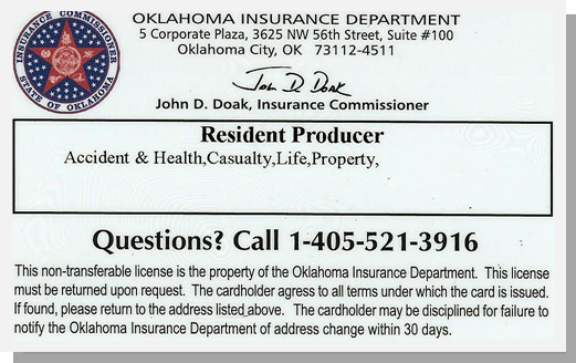 OK Insurance Producer License