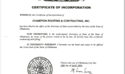 OK Corporation Document